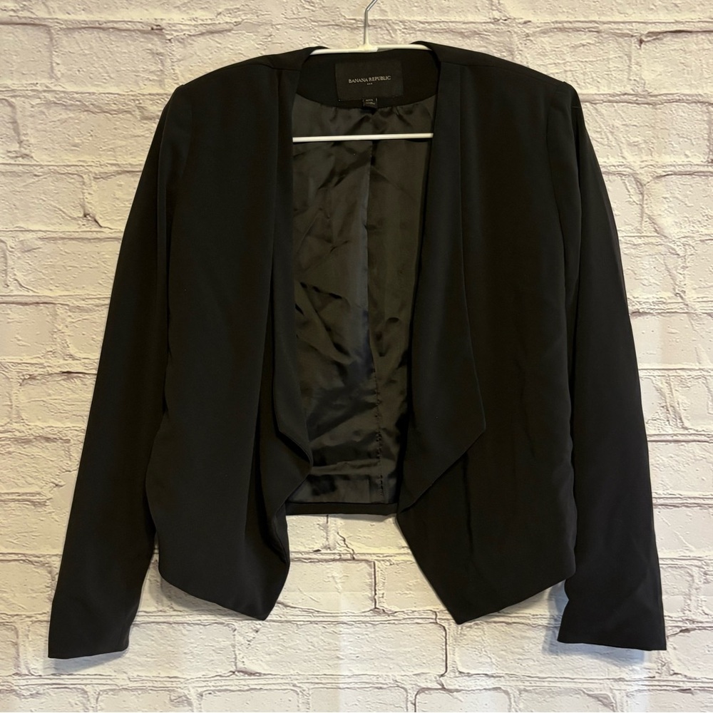 Banana Republic Cropped Open Blazer